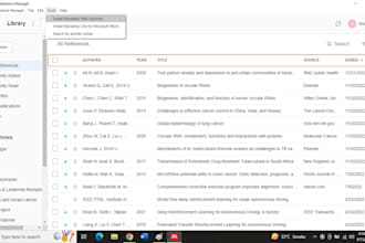 arrange references of your document using mendeley software