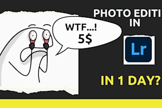do professional photo editing in lightroom