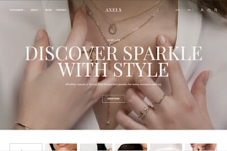 jewelry store website, jewelry shopify website, fashion website, jewelry website