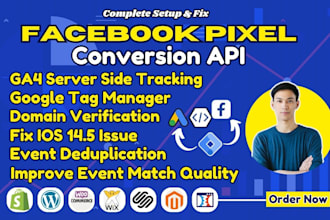 facebook pixel conversion API google analytics 4 ga4 server side tracking gtm