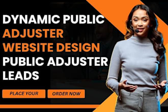 build dynamic public adjuster website public adjuster leads insurance website