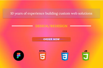 custom websites and portfolios crafted to showcase