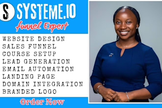 create systeme io landing page systeme io sales funnel,website,getresponse