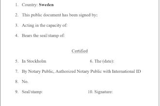 notarize, apostille, and do embassy legalization for your document