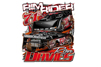design high quality racing t shirt logo with free source file