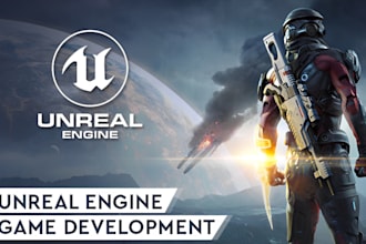 create anything unreal engine, game design, game environment in unreal engine