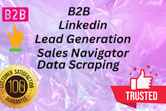 do b2b lead generation with linkedin sale navigator