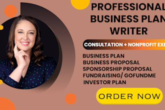 write grant proposal, grant application, research, pitch deck, business plan
