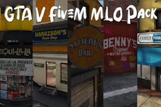 do fivem script,ped,dayz server,map, fivem mlo,gta v interior, qbcore, esx, vorp