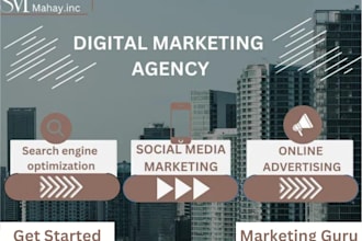 be your digital marketing manager and social media manager