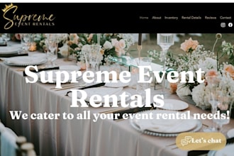design party rental website , party rental , event rental website , photo booth