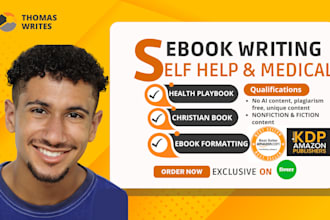 write self help medical research ebook ghostwriter christian fiction writer
