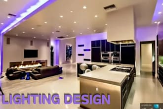 do interior and exterior commercial and residential lighting design