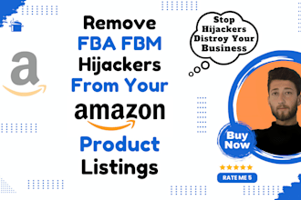 remove amazon fba hijacker and fbm hijacker from your amazon product listing