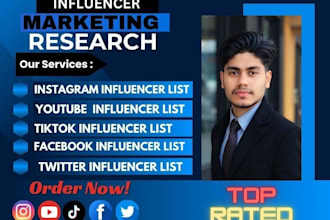 do find best instagram, youtube, tiktok influencers list for influencer mark