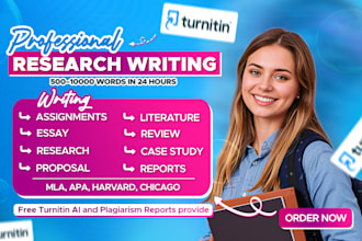 write assignments, case studies and research summaries
