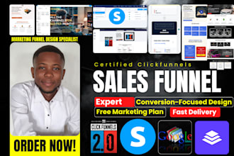 do systeme io landing page, clickfunnels landing page, involve me sales funnel
