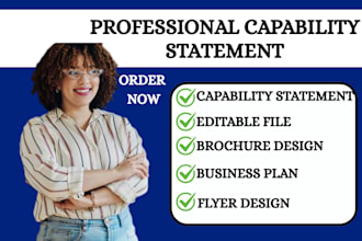 design government capability statement and unique capability statement