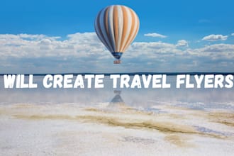 design creative, summer, travel, holiday, tour and trip flyers and brochures