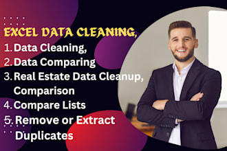 excel data cleaning and formatting, merging, splitting, sorting, and pivot table
