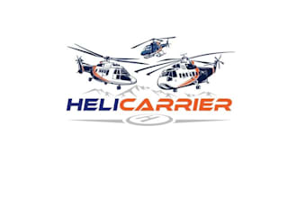 design high quality helicopter logo for your business with 24 hours