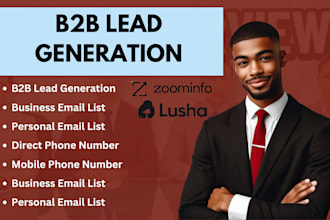 b2b lead generation, direct mobile, cell phone number using lusha
