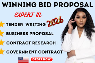 prepare winning bid proposal, and response to rfp, rfq , rfi government contract