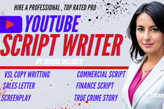 write native police body cam crime script for youtube true crime commercial film