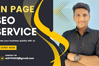 provide on page SEO services