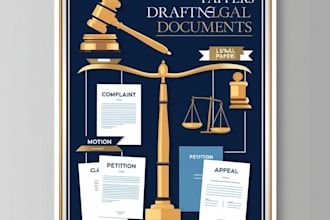draft court pleadings, motion, lawsuit, complaint, petition, appeal, answer, nda