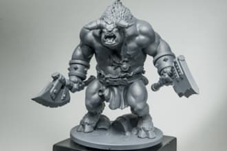 carve 3d mini for tabletop game,3d warhammer,print and paint,stl for 3d printing