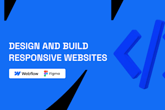 create or convert your designs into fully responsive webflow websites