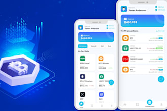 build crypto trading bot app, exchange website, wallet app for andriod and ios