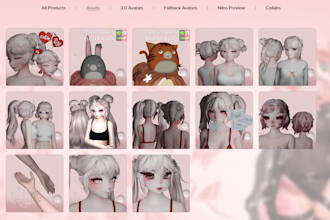 find assets for your kitbashed avatar