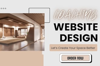 design a wordpress website, trainer booking website, coach life coaching website