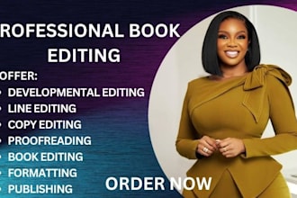 do book proofread, formatting, developmental editor for novel and movie script