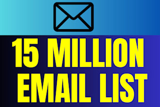 provide 15 million bulk email verification and list cleaning for email marketing
