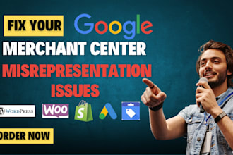fix google merchant center misrepresentation, gmc issues, suspension errors