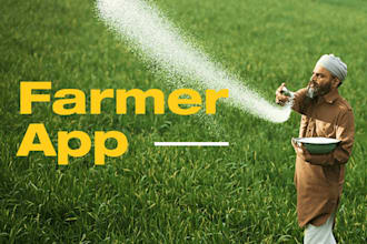 create farmer app, farm marketplace app farm tracking app, agrotech, ai farm app