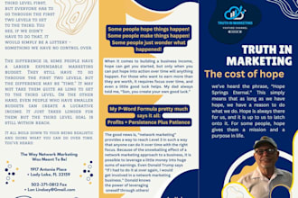 create eye catching brochures for your business and events