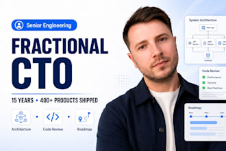 be your fractional cto and technical advisor for your business