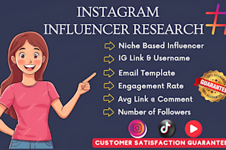 find best instagram, youtube, tiktok influencers list for influencer marketing