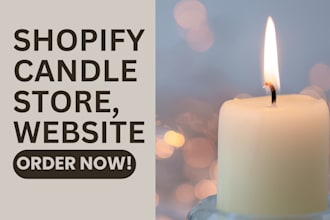 do shopify candle store,candle website for candle business