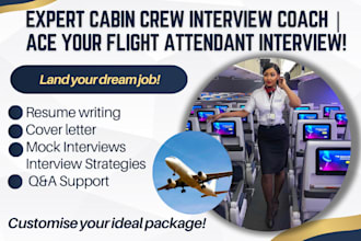 help you ace your flight attendant interview and  application process