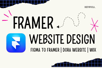 design framer website figma dora hostinger website wix framer to webflow website