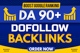 make high authority da 50 to 90 white hat SEO dofollow backlinks link building