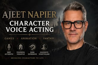 do character voice acting for games and animation