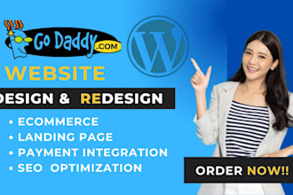 do godaddy website, godaddy redesign, bluehost, hostinger, wordpress, siteground