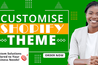 design shopify customize shopify theme shopify expert shopify UX shopify theme