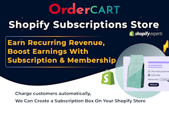 create recurring subscription box shopify store